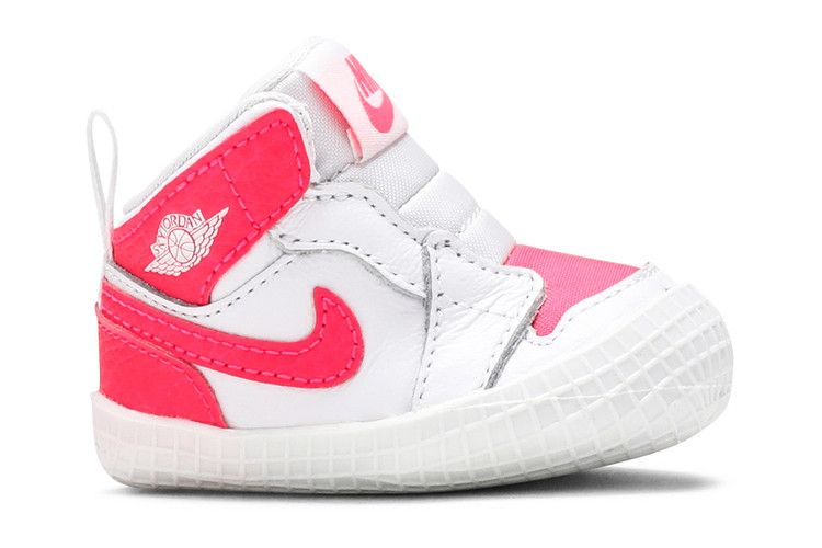 Кроссовки Air Jordan Air Jordan 1 Crib Bootie 'Racer Pink', розовый — фото 2