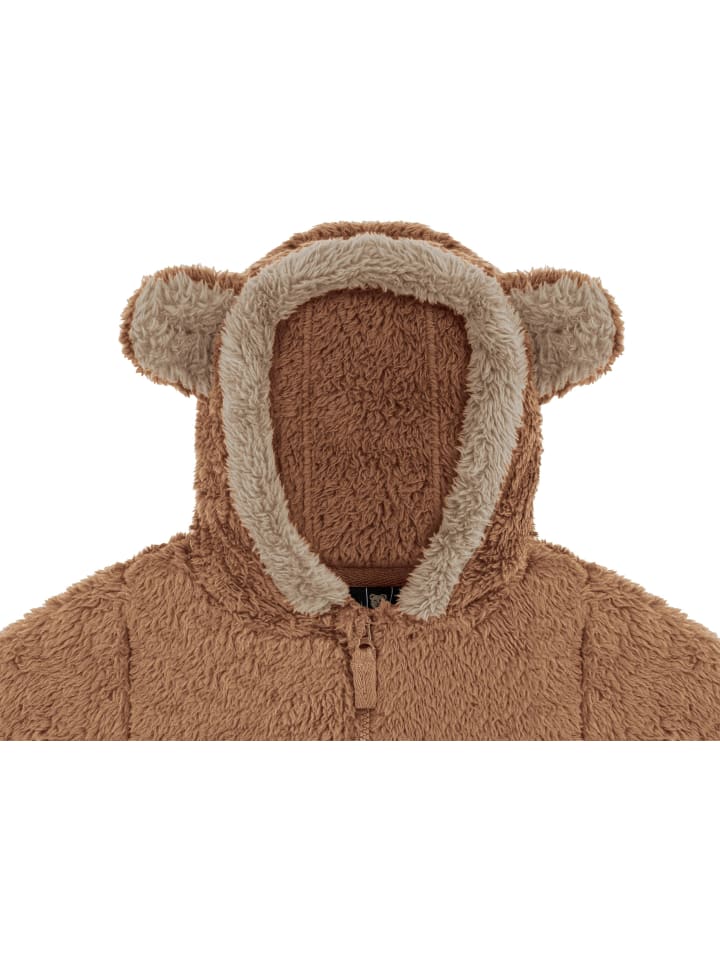 Детская плюшевая куртка Barvas коричневого цвета Normani Outdoor Sports — фото 3