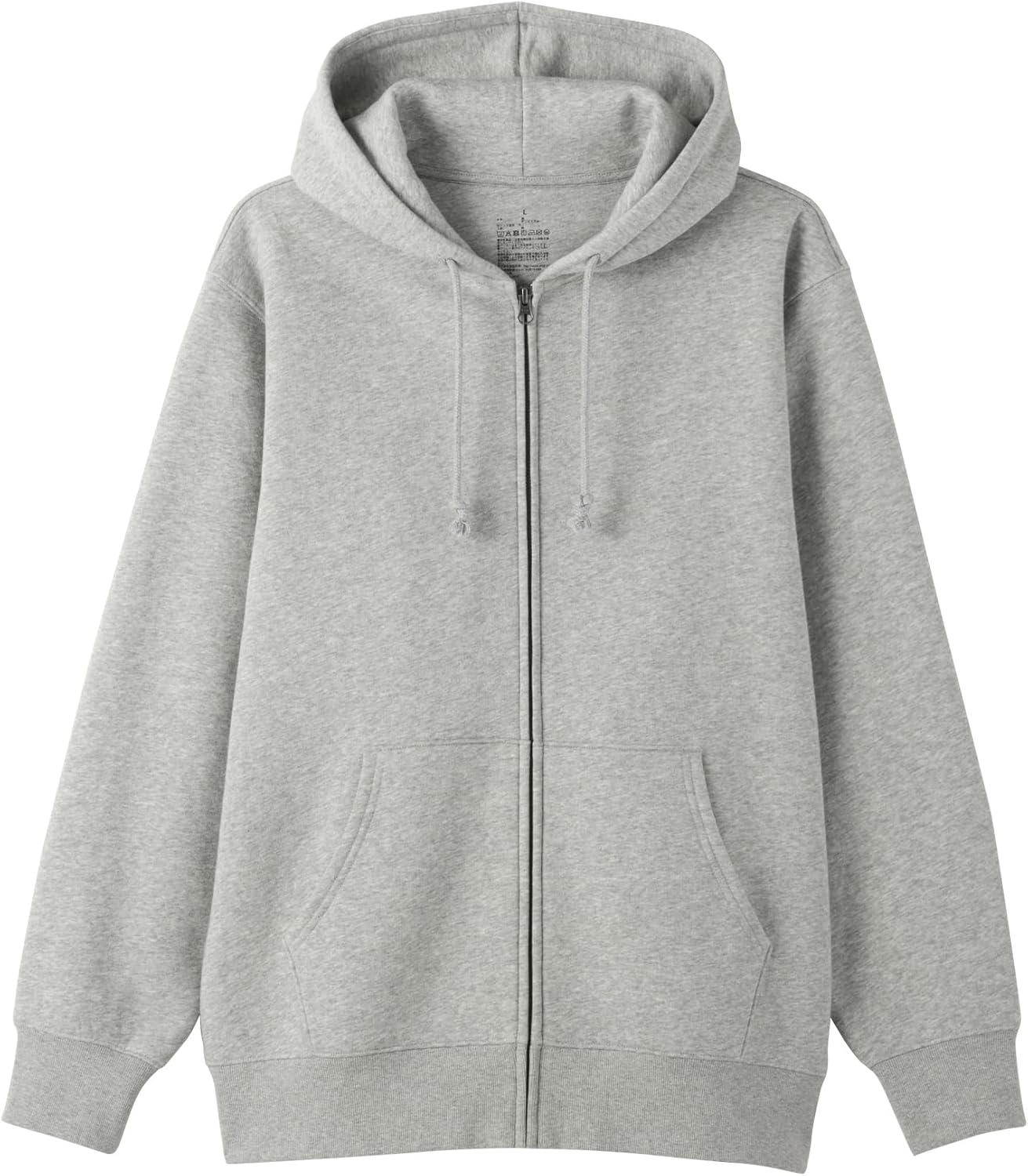 

Мужская толстовка на молнии MUJI, серый