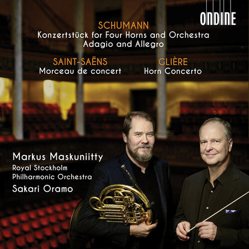 

CD диск Gliere / Maskuniitty: Konzertstuck for Four Horns & Orchestra