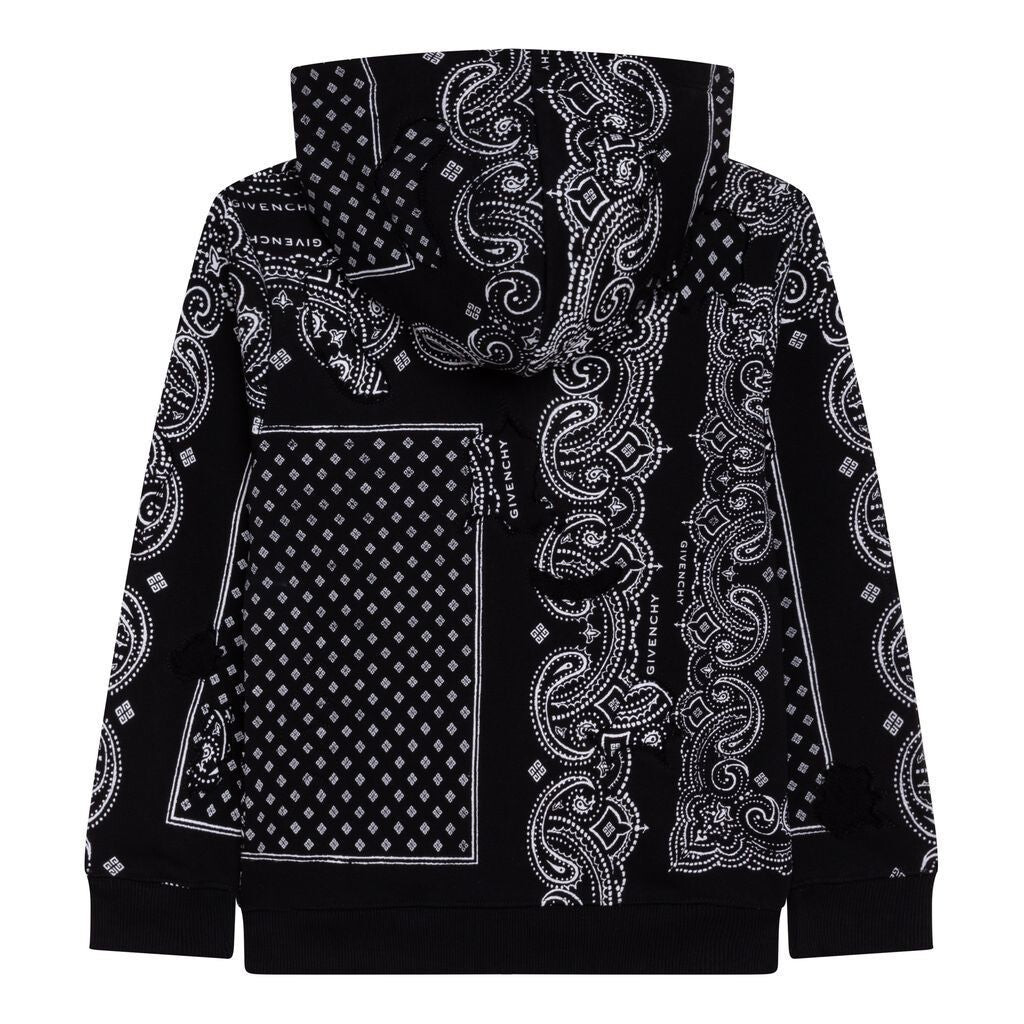 

Черный хлопковый худи Givenchy, черный
