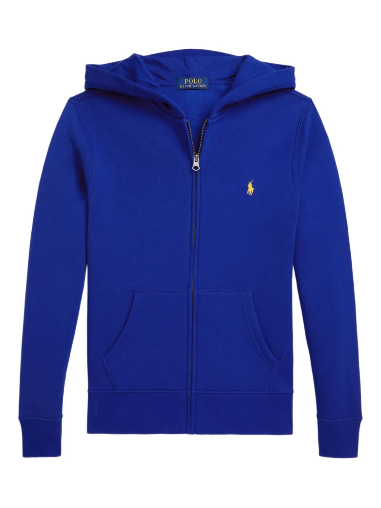

POLO RALPH LAUREN KIDS флисовая толстовка с капюшоном на молнии, синий