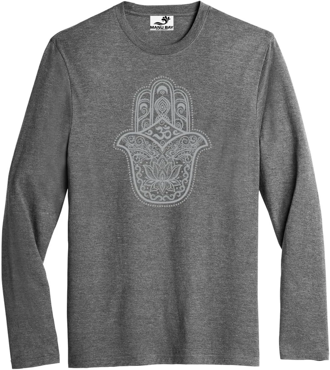 

Футболка с длинным рукавом Men's Ancient Hamsa Moisture-Wicking Triblend Yoga Clothing For You