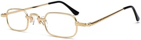 

Солнцезащитные очки 2027 года в овальной металлической оправе для женщин, с прозрачными градиентными линзами, защитой от УФ-излучения UV400, для мужчин в стиле панк MTZJH, Golden Clear