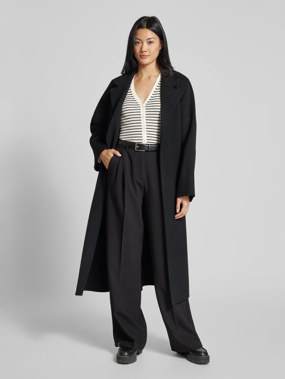 

Кардиган с V-образным вырезом, модель «TRIESTE» Max Mara Studio, белый