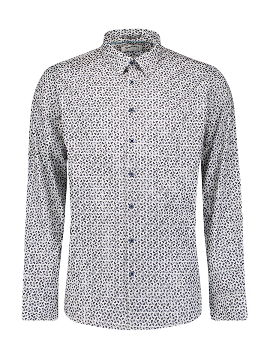 

Рубашка на пуговицах классического кроя No Excess, Light blue