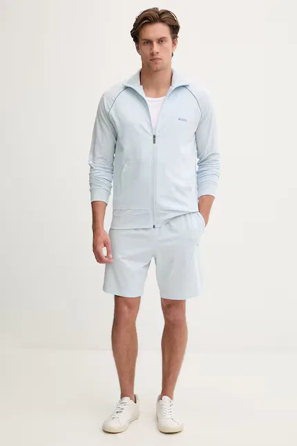 Толстовка на молнии хлопок Mix&Match Jacket Z BOSS, синий — фото 2