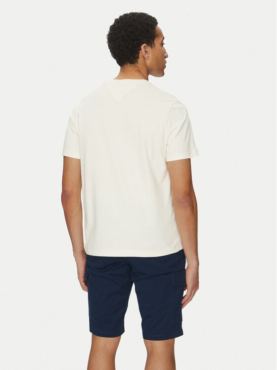 Футболка обычного кроя Sailing MW0MW38628 Tommy Hilfiger, экрю — фото 3