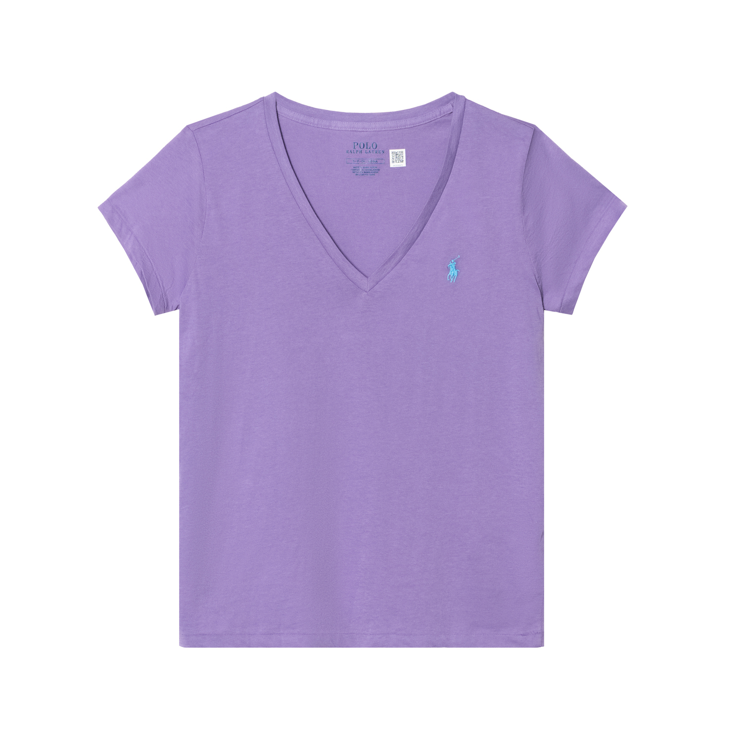 

Футболка Polo Ralph Lauren V-Neck, фиолетовый