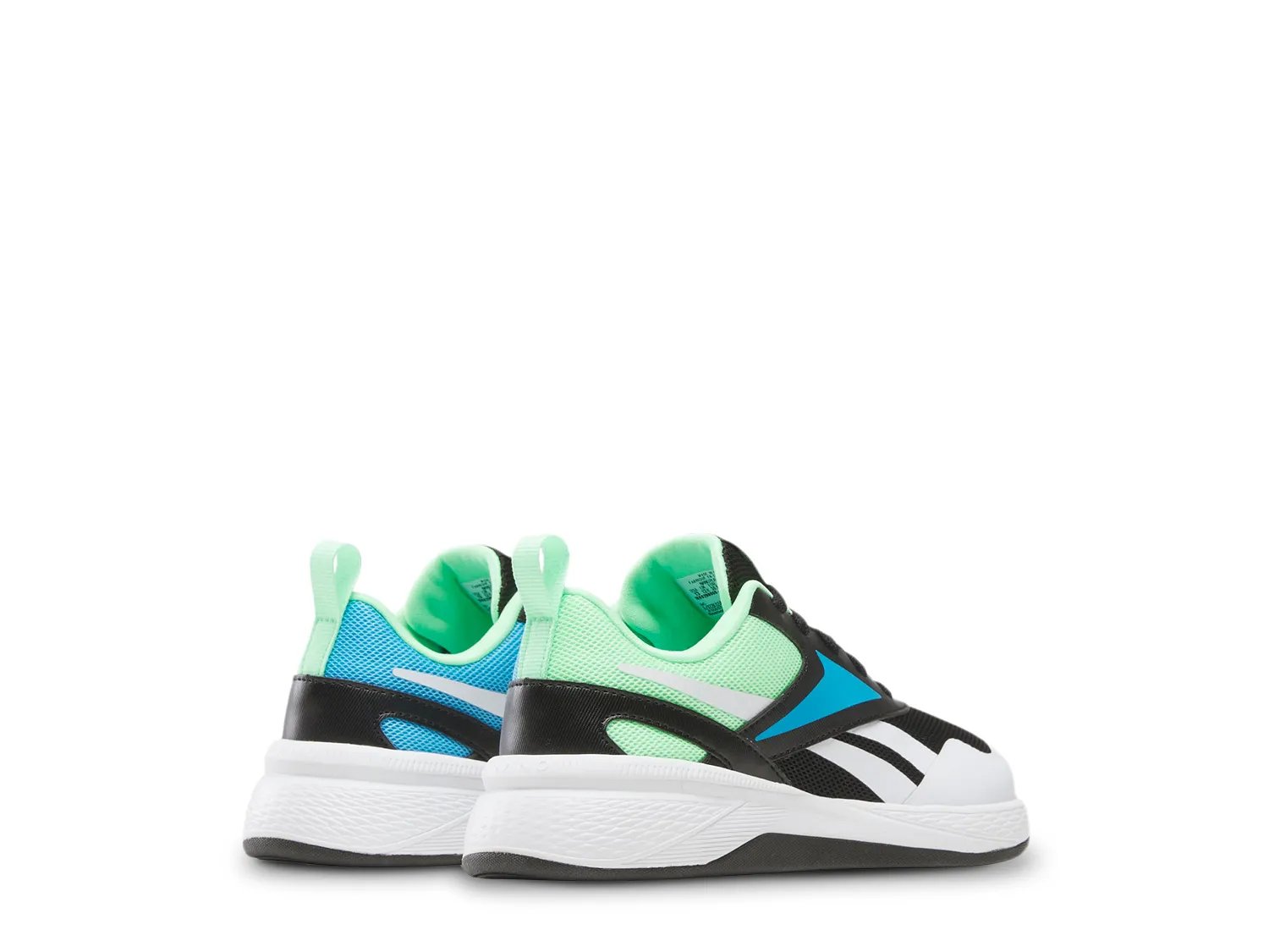 Кроссовки Reebok Nano Play Sneaker - Kids', черный/синий/зеленый — фото 3