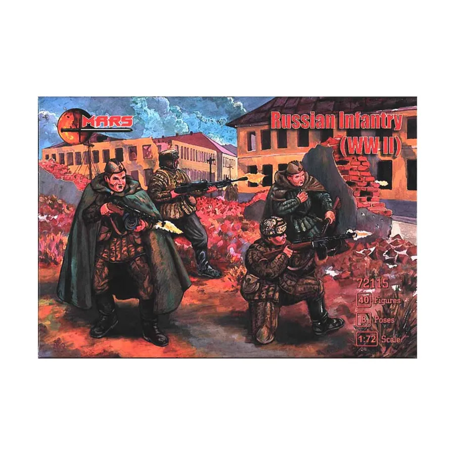 

Русская пехота, World War II Miniatures (1:72) (Mars Figures)