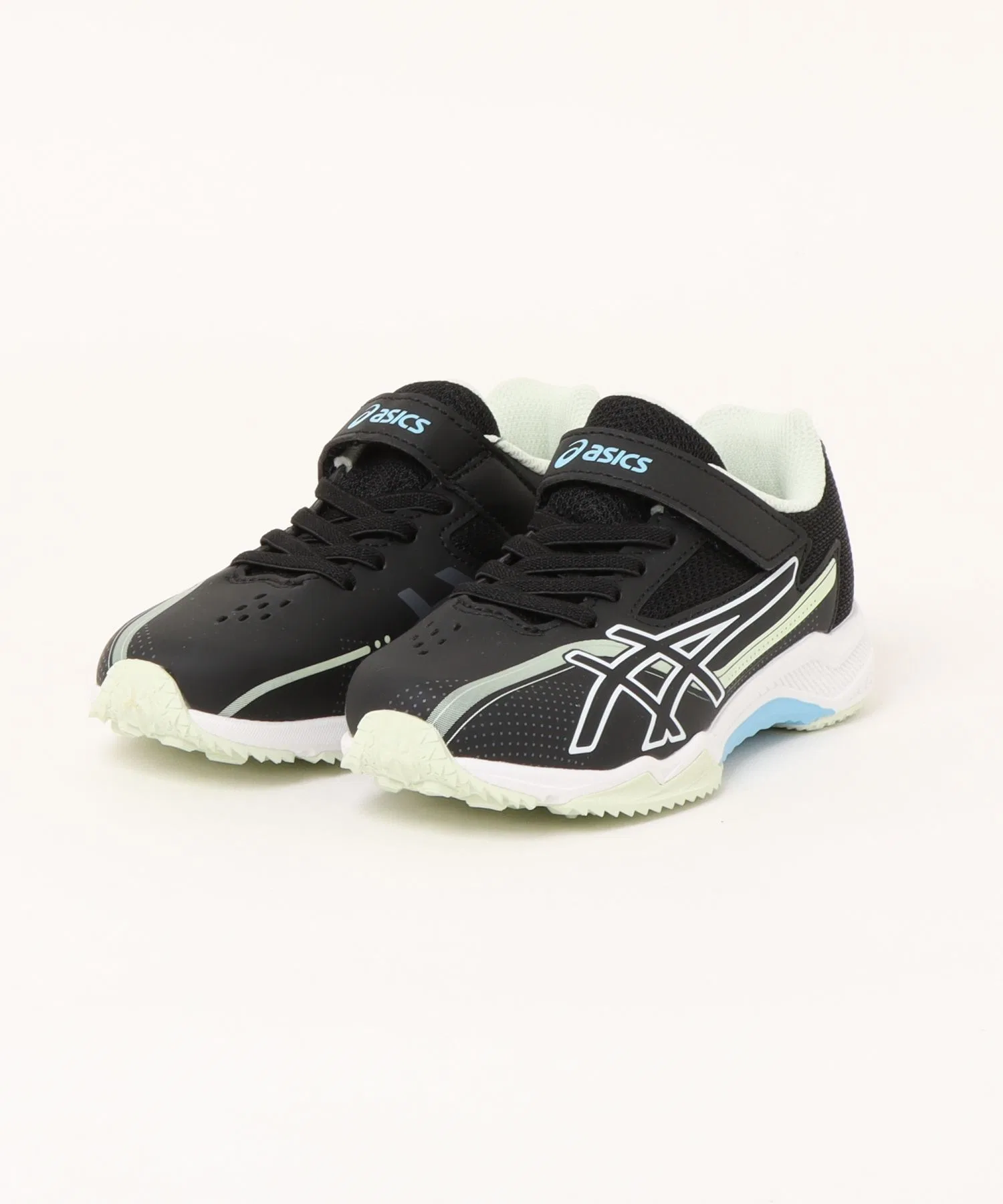 Детские кроссовки ASICS Lazerbeam SK-MG-G чёрные с белым