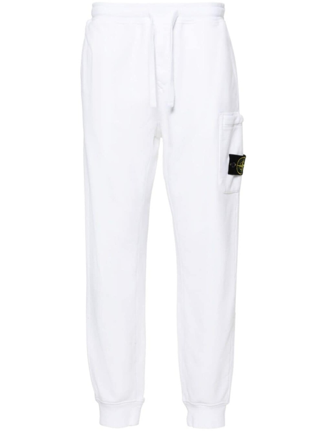 

Stone Island спортивные брюки с нашивкой Compass, белый