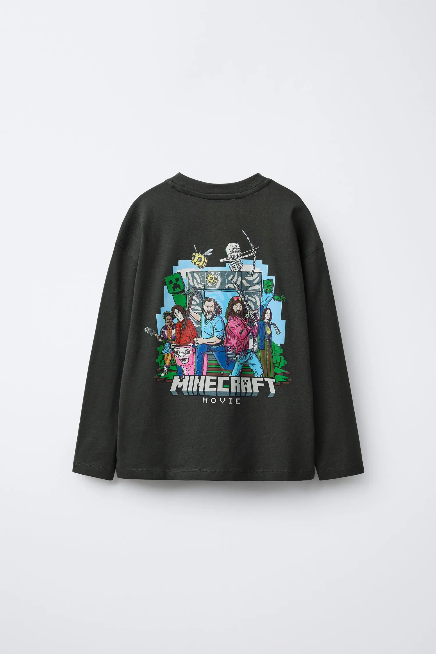 Zara Minecraft © mojang ab.  футболка с принтом — фото 2