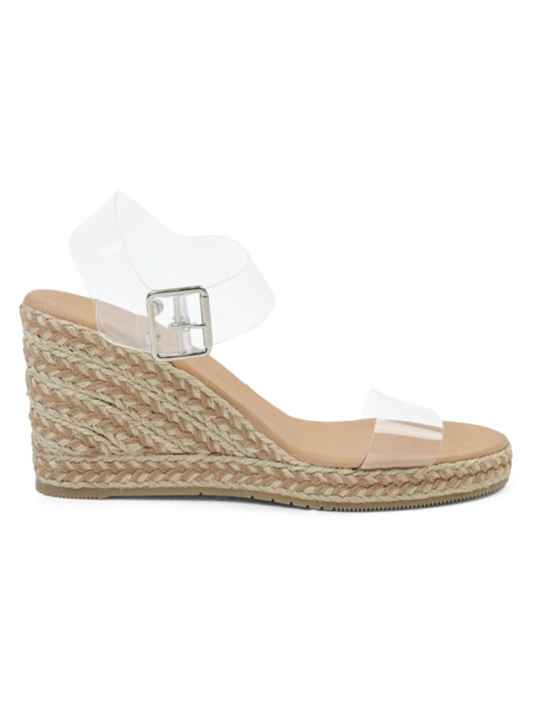 Сандалии Maeve Juet на танкетке Allegra James, цвет Beige Suede