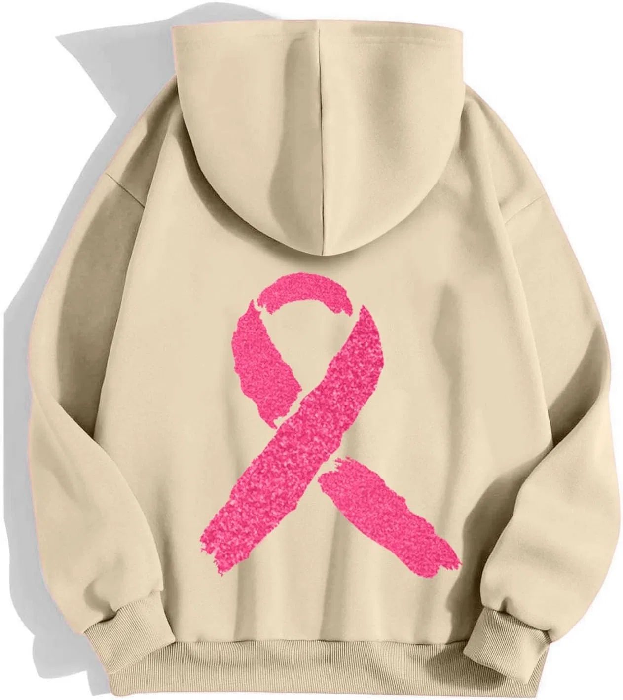 Толстовка на молнии с капюшоном, женская, Pink Ribbon, цвет B1 — фото 4