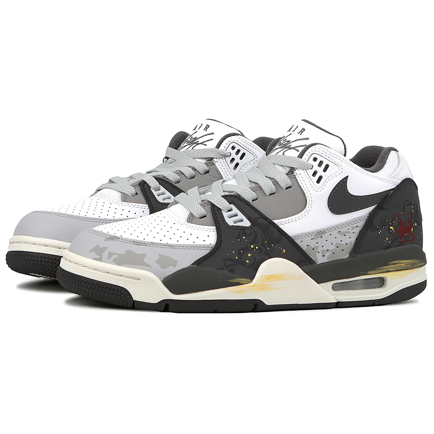 Кроссовки баскетбольные Nike Air Flight 89 Black White — фото 4