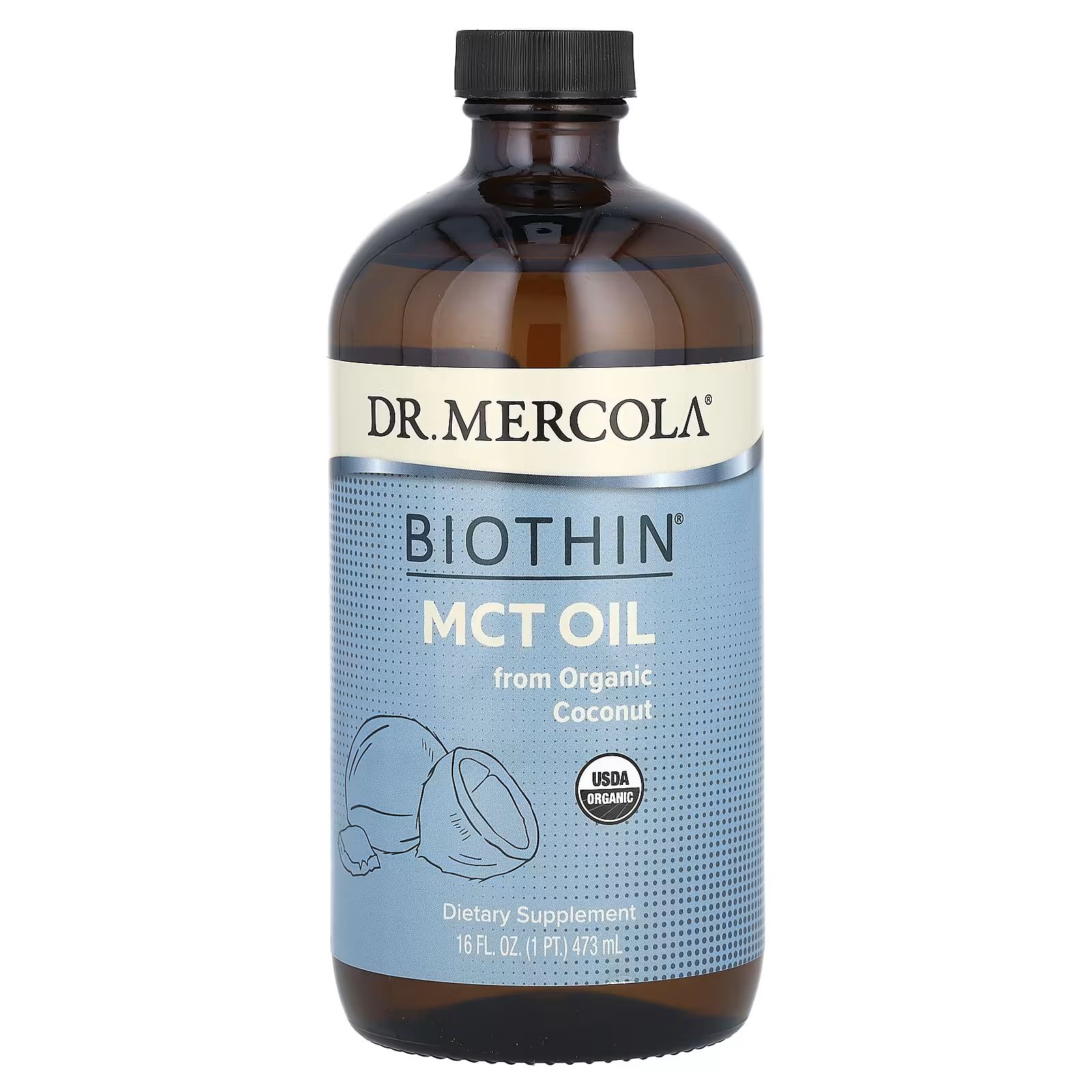 

Biothin, Масло MCT, 16 жидких унций (473 мл) Dr. Mercola