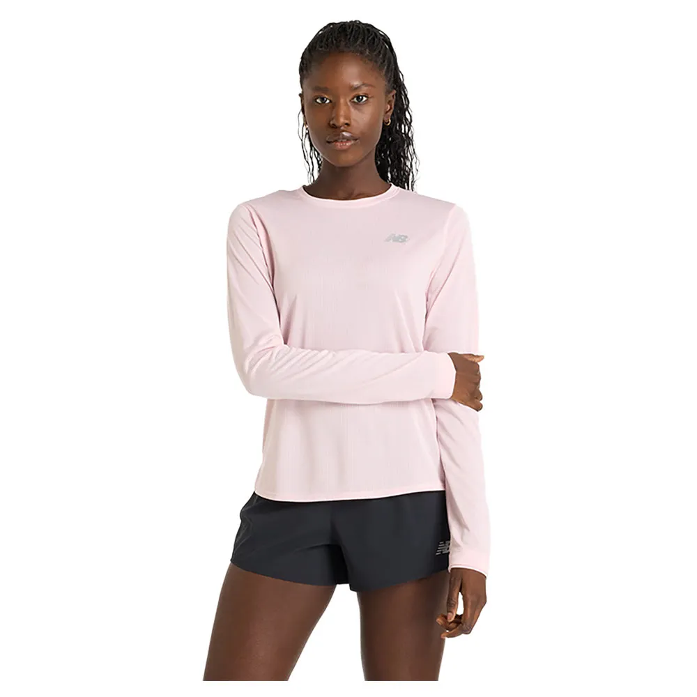 

Лонгслив New Balance Athletics, розовый