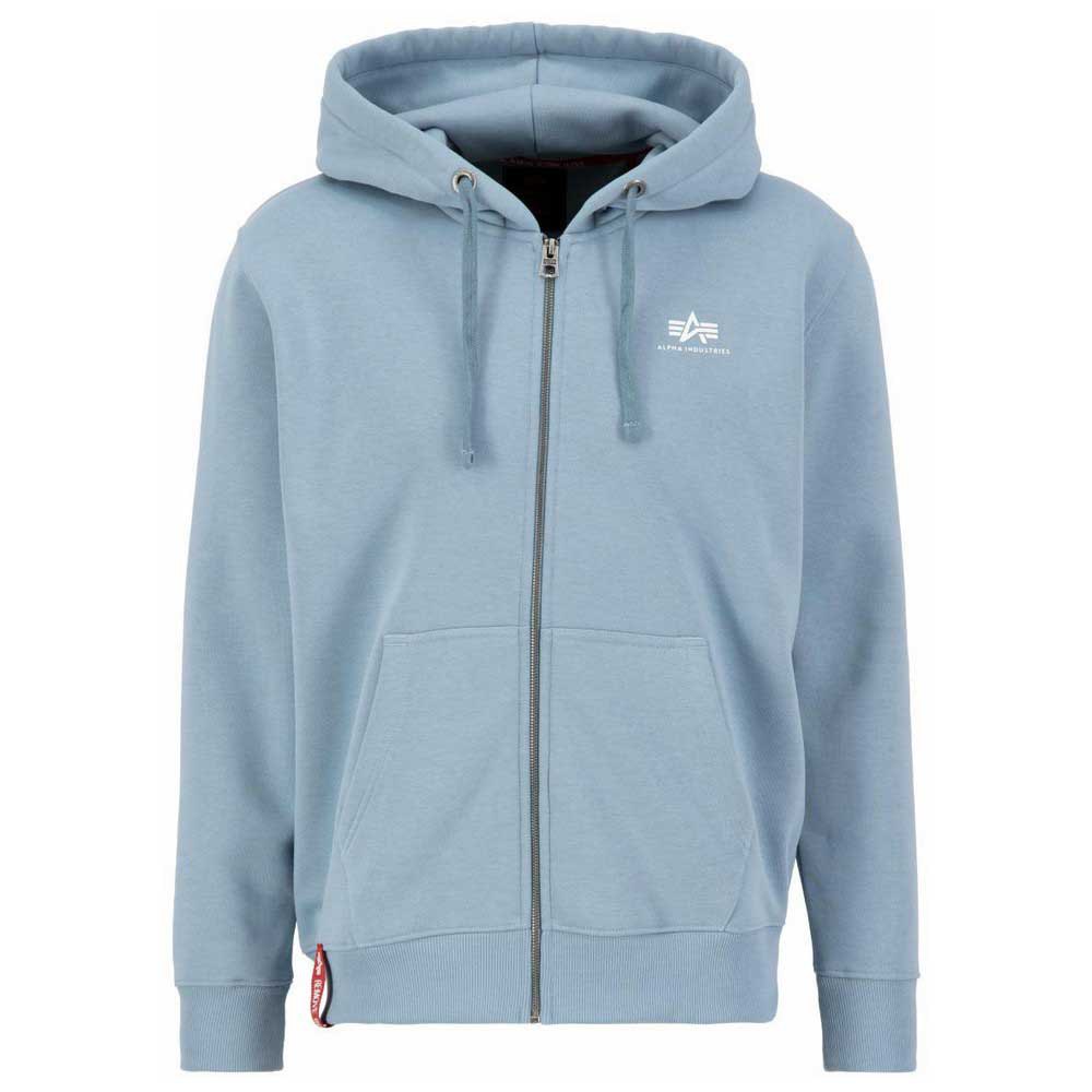 

Худи Alpha Industries Basic Zip Sl, синий