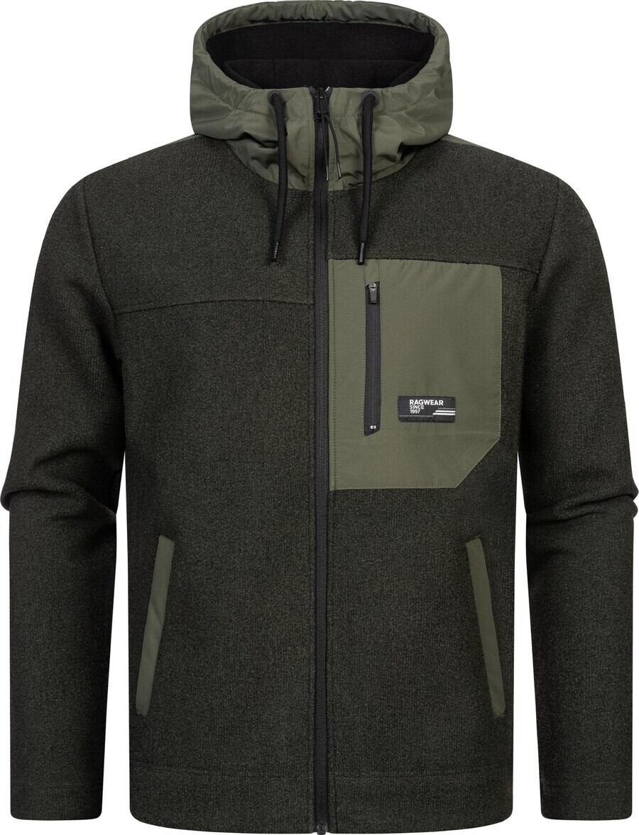 

Флисовая куртка Ragwear Fleece Jacket Brodney, цвет green/olive