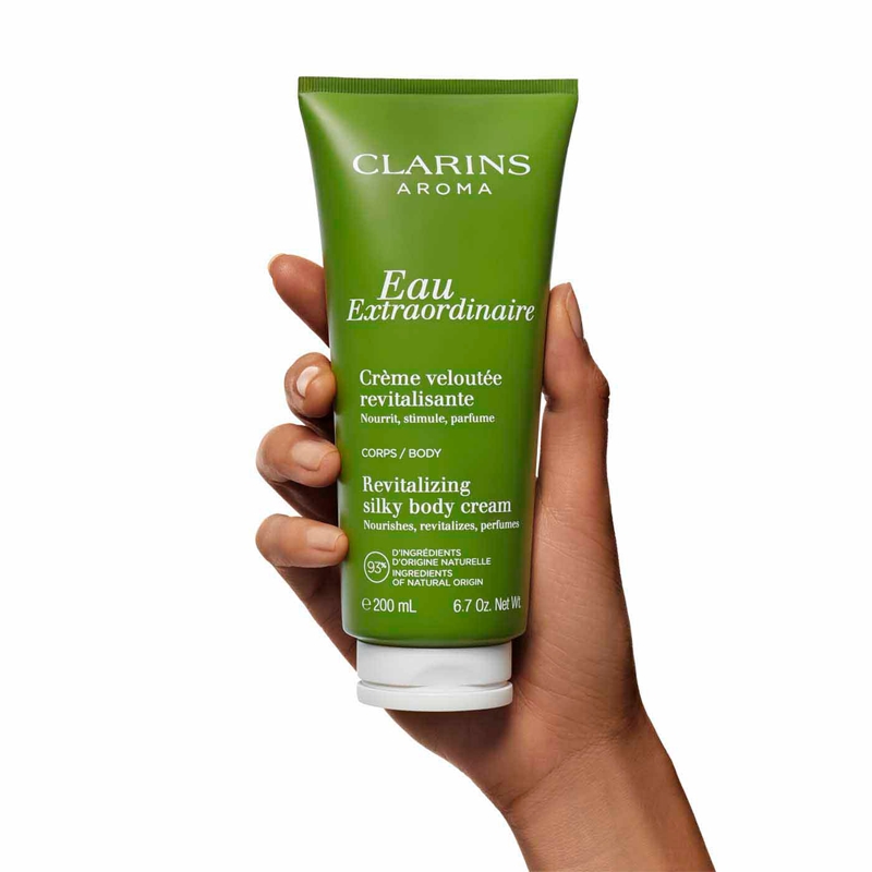 Восстанавливающий шелковистый крем для тела Eau Extraordinaire Clarins, 200 мл — фото 4
