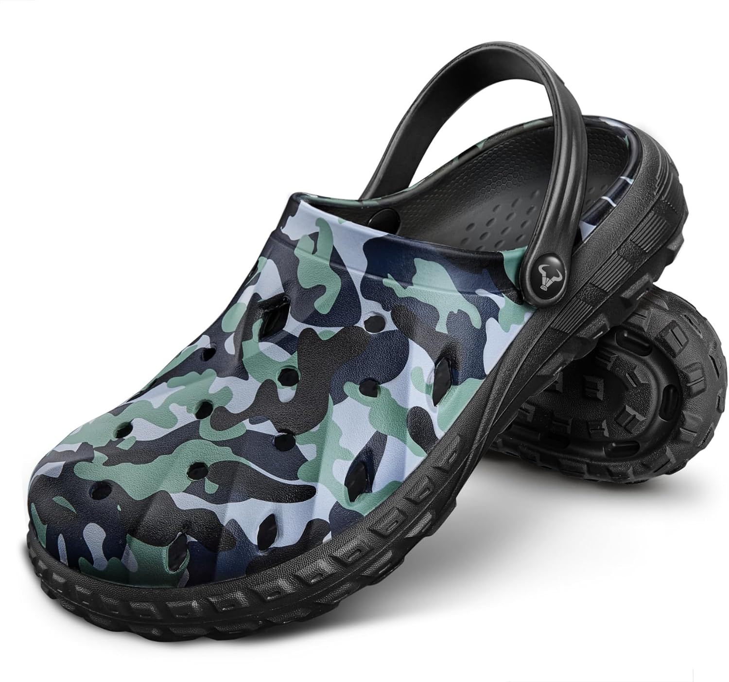 

Мужские сабо BULLIANT, комфортные мюли сандалии для мужчин и женщин, с амортизирующей стелькой и поддержкой свода стопы, легкие EVA, черный