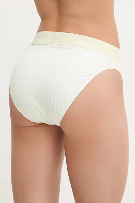 Купальник раздельный фигурные плавки Calvin Klein, зеленый — фото 3