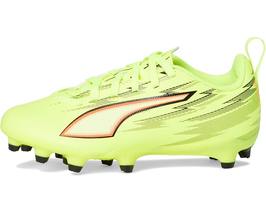 Детские бутсы Puma Ultra 6 Play Firm/Artificial Ground (маленькие/большие дети) PUMA Kids, Yellow Alert/Black/Glowing Red/Lime Squeeze — фото 4