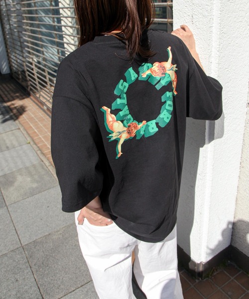 

ZIP FIVE Футболка унисекс с принтом на спине и логотипом спереди, черная, Черный, ZIP FIVE Футболка унисекс с принтом на спине и логотипом спереди, черная