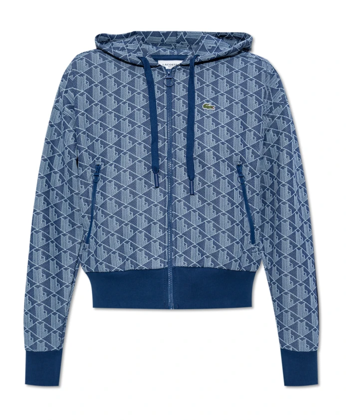 

Толстовка с монограммой Lacoste, синий