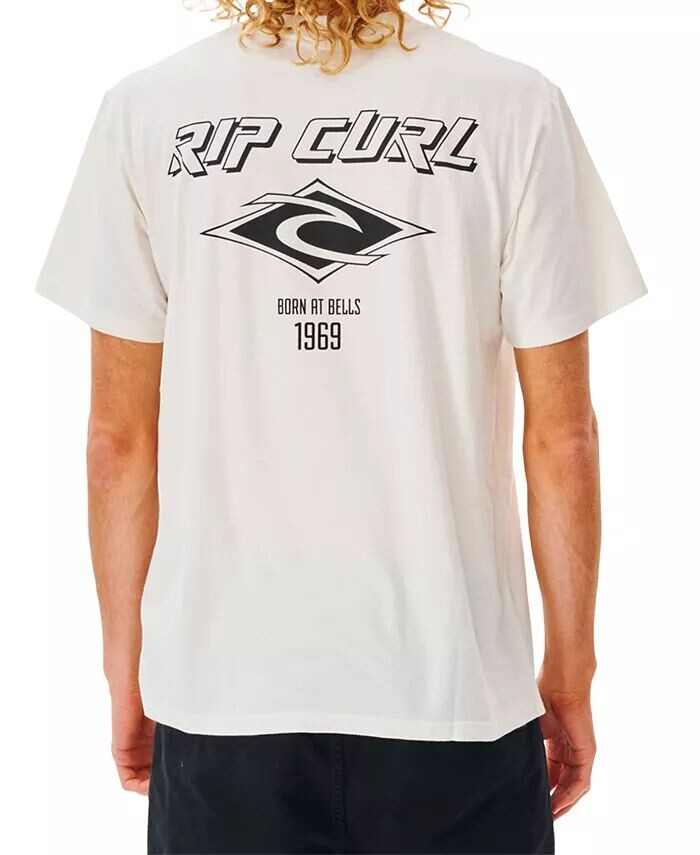 

Мужская футболка Fade Out Icon Rip Curl, бежевый