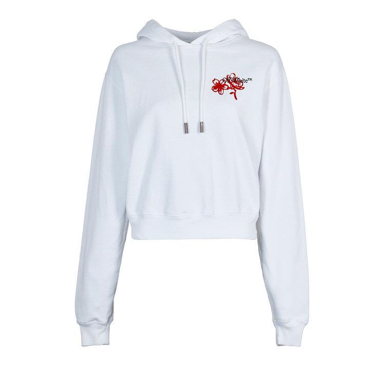 

Худи Off-White CNY Cropped Hoodie, White