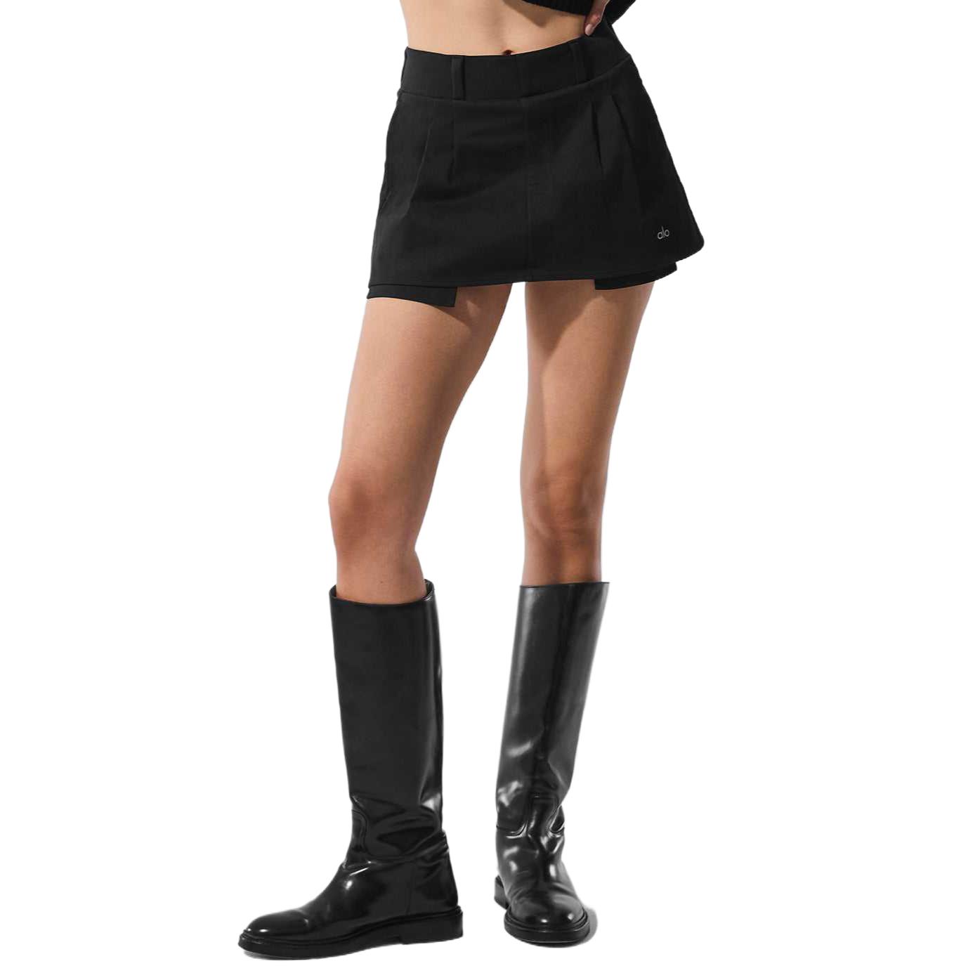 

Женские повседневные короткие юбки Good Days Alo Yoga, черный