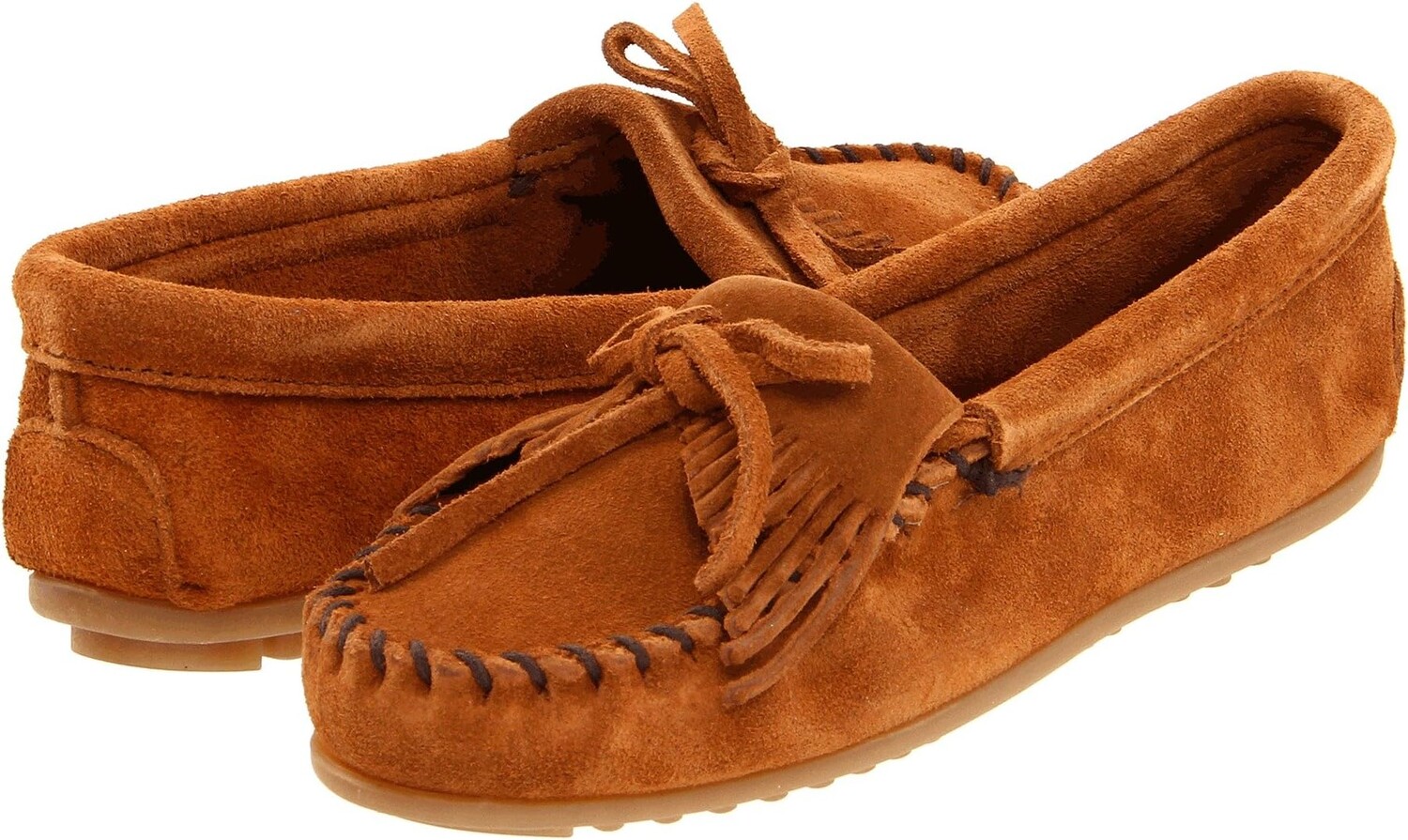 

Лоферы Kilty Suede Moc Minnetonka, цвет Brown Suede