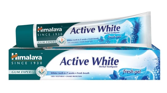 

Отбеливающая зубная паста-гель на травах, Active White Fresh Gel, 75 мл Himalaya Gum Expert