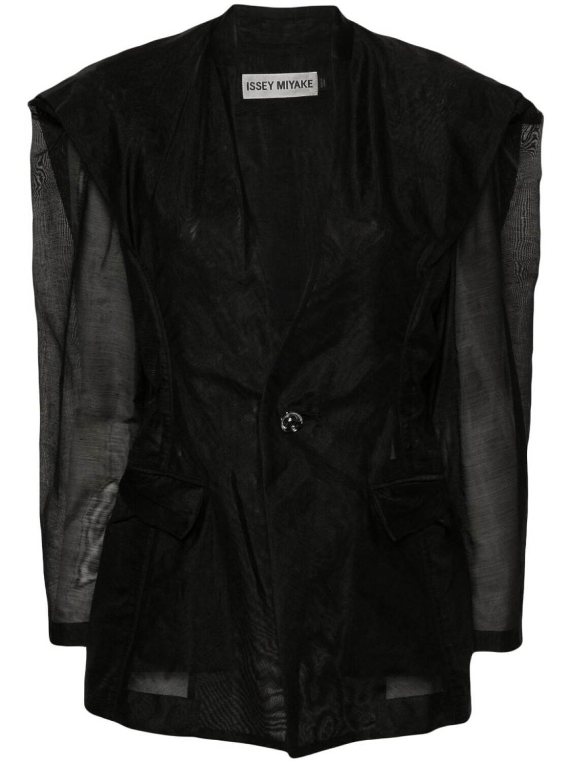 

Issey Miyake блейзер Translucent Suit, черный