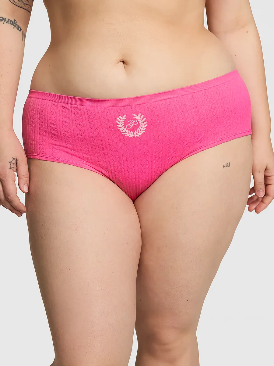 

Бесшовные трусики Hiphugger Pink, цвет Carmine Rose w/ Laurel P Graphic