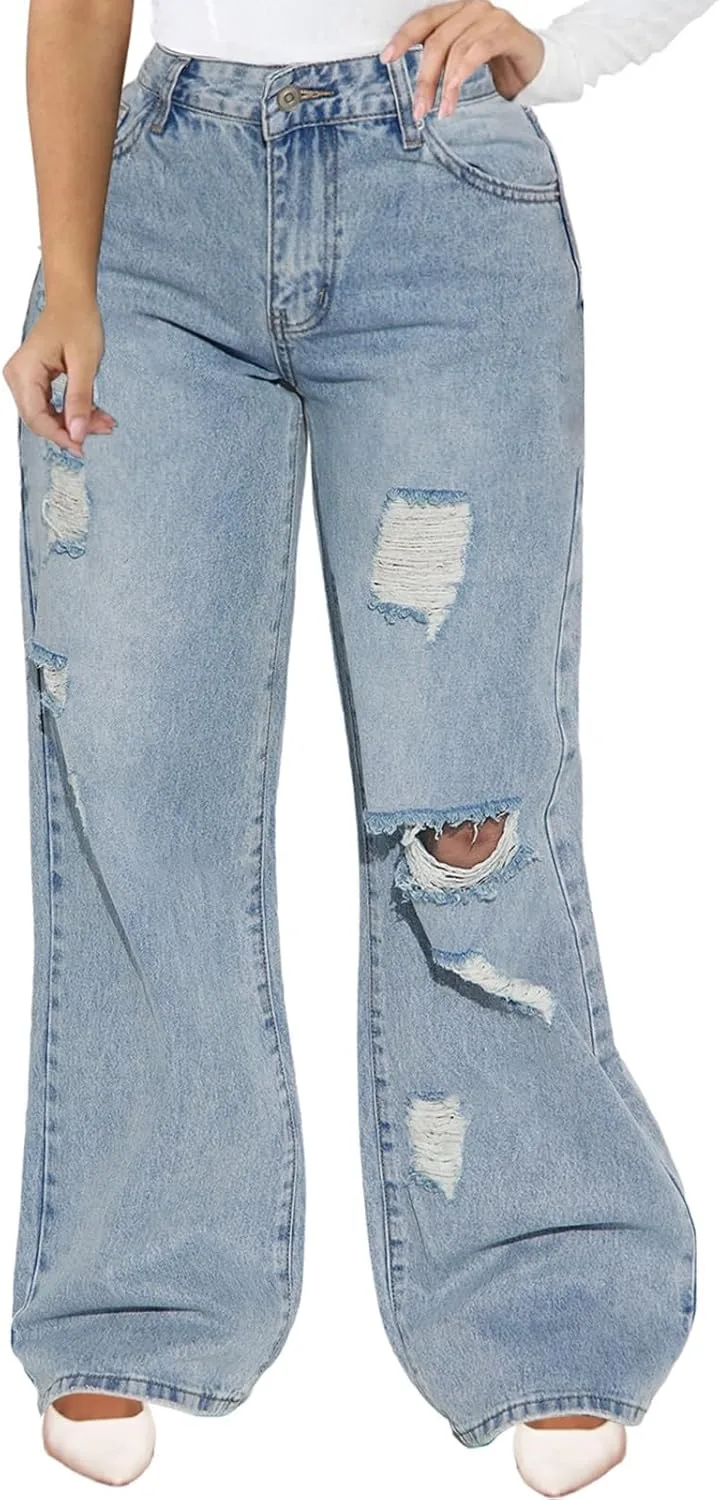 

CuteCherry женские джинсы Bell Bottom High Waist