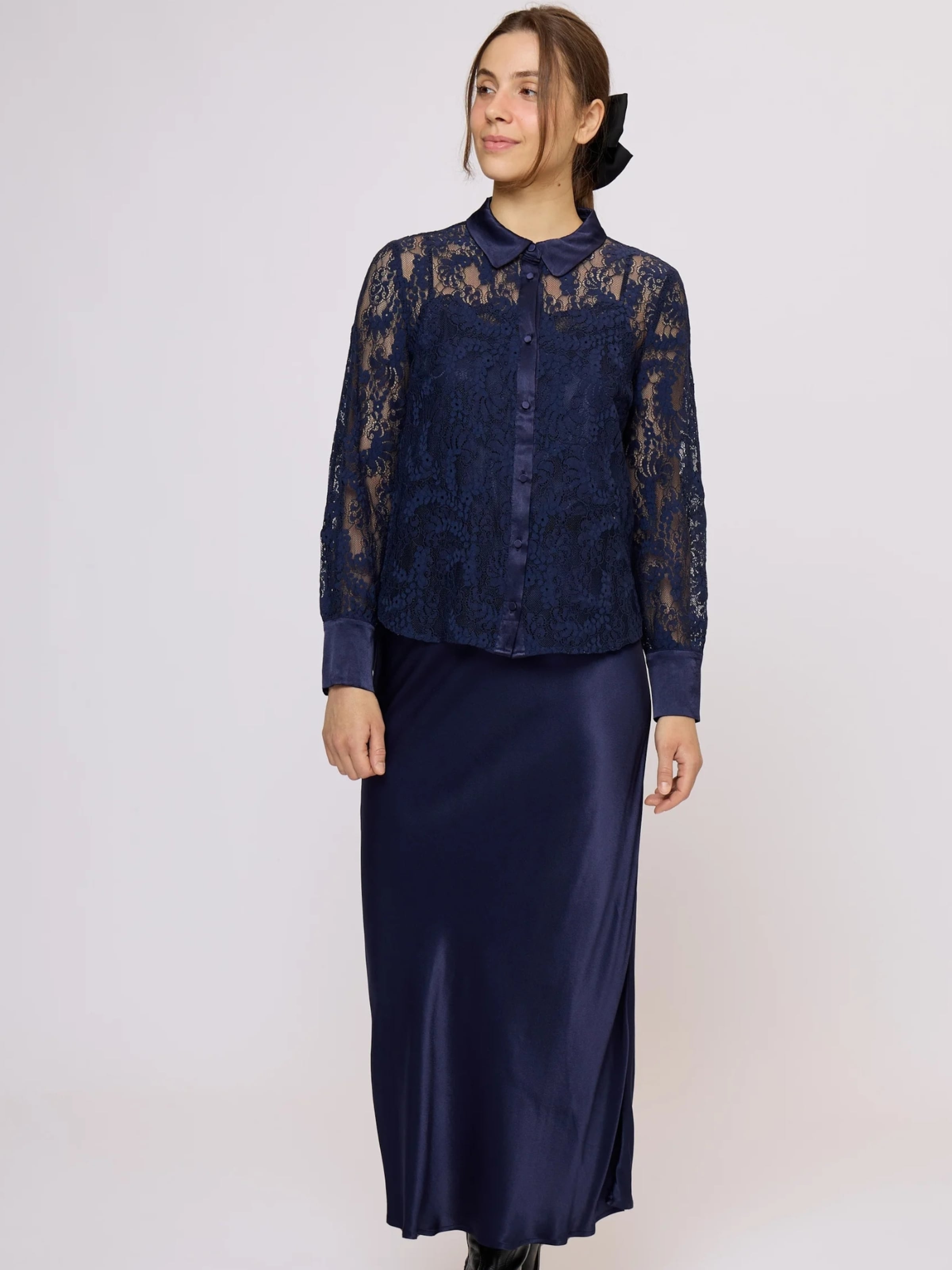 

Noa Noa Рубашка 'Eveline' в темно-синем цвете