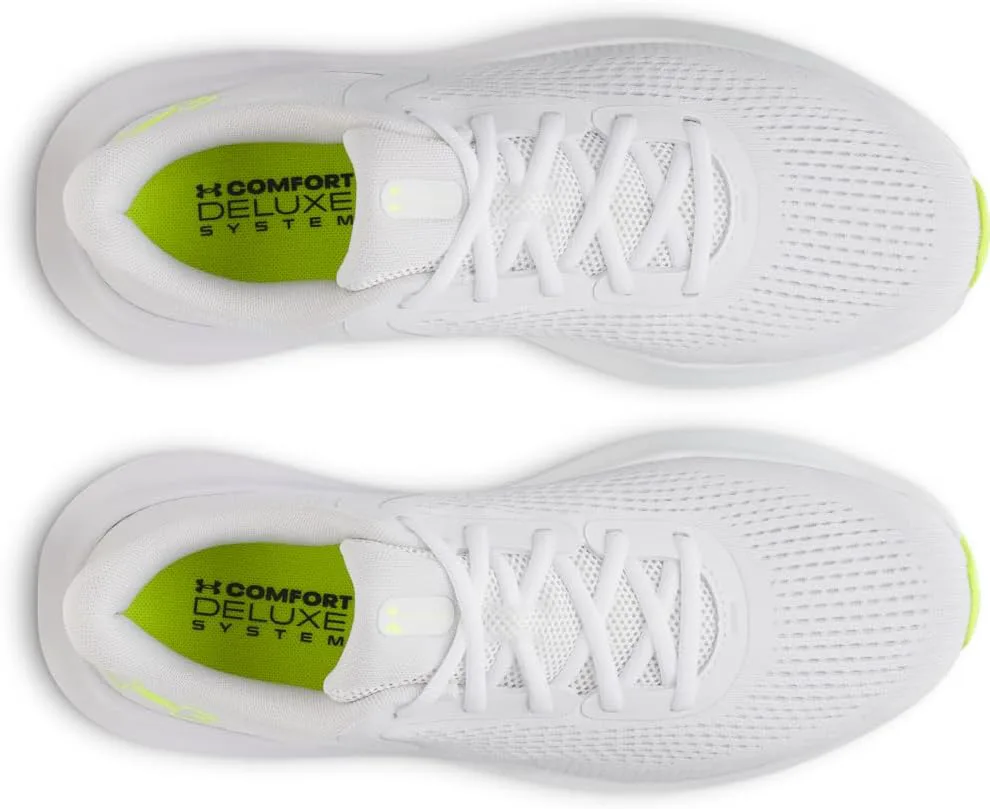 Мужские кроссовки Under Armour Charged Rogue 5, белый/серый/желтый — фото 4