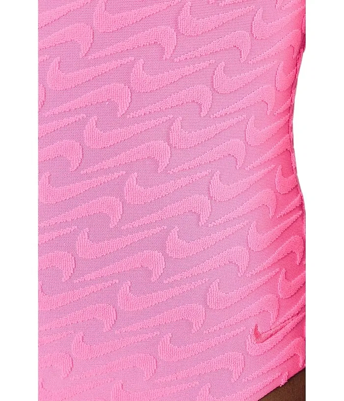 Купальник слитный Swoosh Link Terry Y-Back Nike, Pink Glow — фото 4