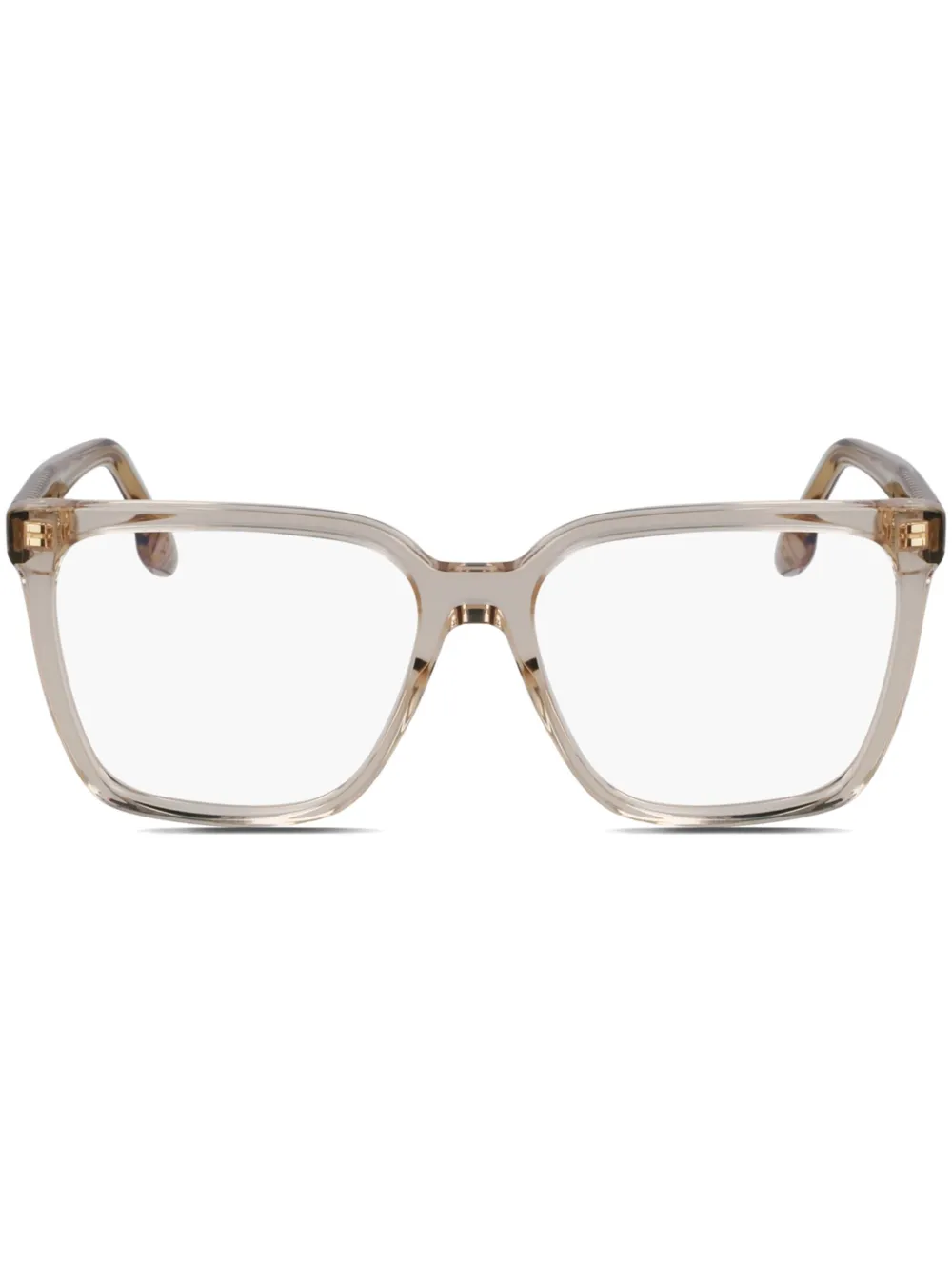 

Очки в квадратной оправе Victoria Beckham, бежевый