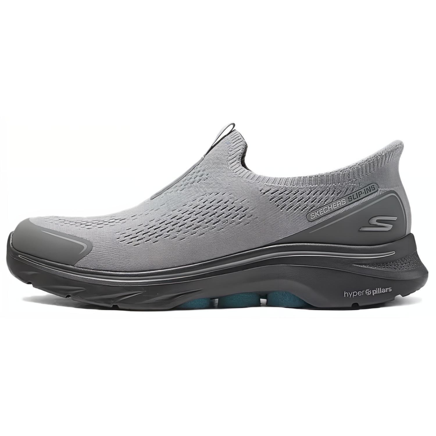 

Женские повседневные низкие кроссовки GO WALK, мужские, серые Skechers, Gray/Charcoal Gray