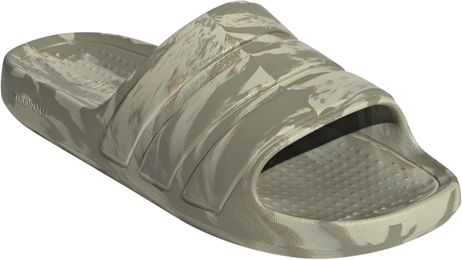 Сланцы adidas унисекс-взрослые Adilette Flow, серый/бежевый — фото 2