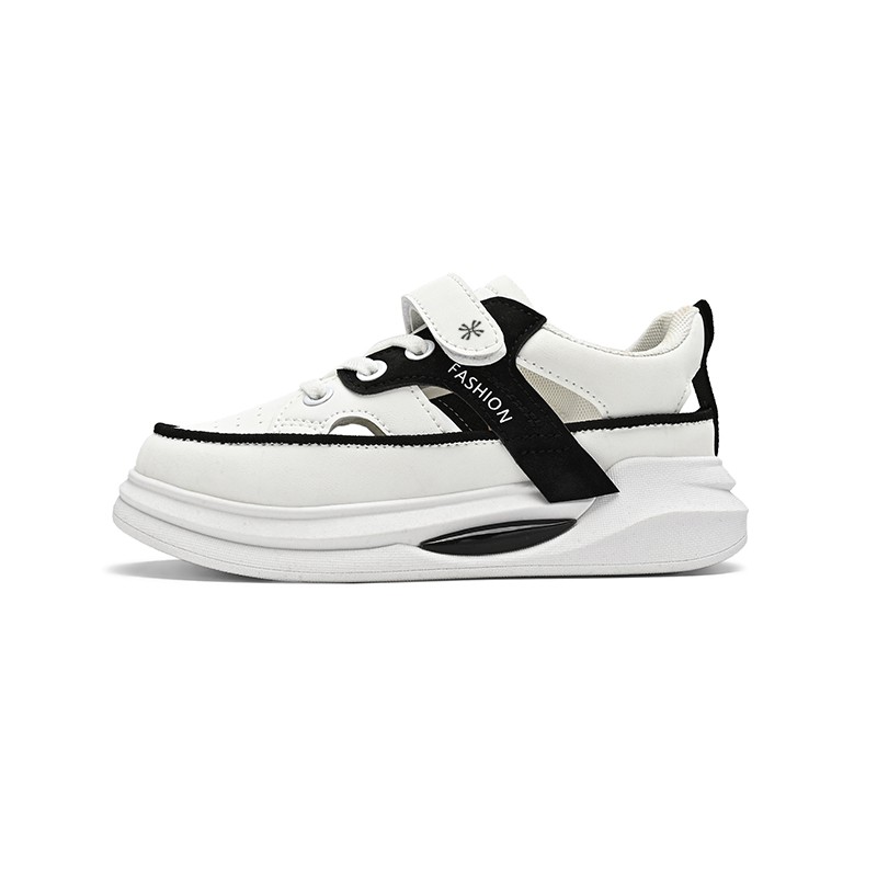 

Дышащие низкие повседневные детские кроссовки Kids' YUZHAOLIN, белый/черный