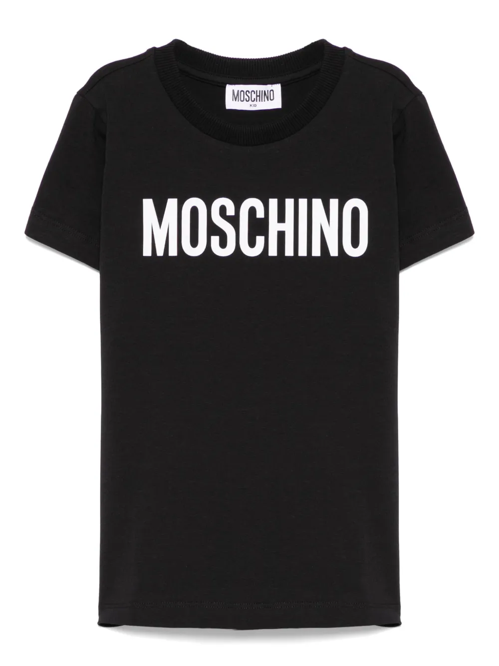

Футболка с логотипом Moschino Kids, черный
