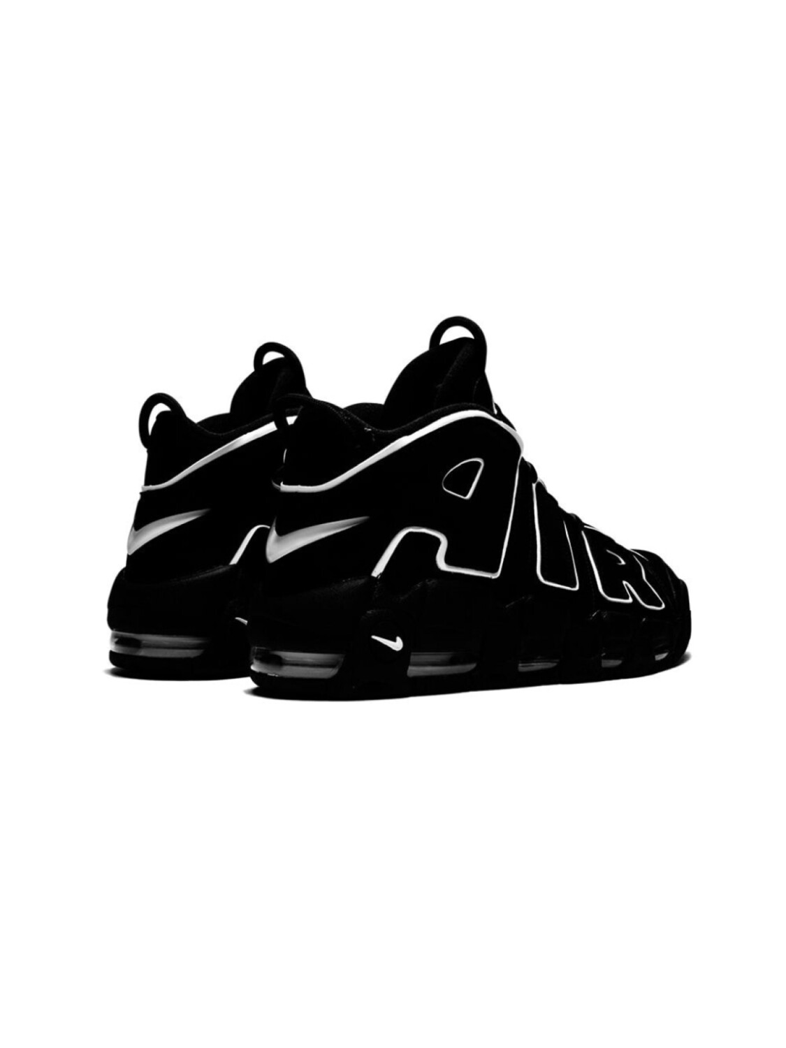 Кроссовки Air More Uptempo Nike, черный — фото 3