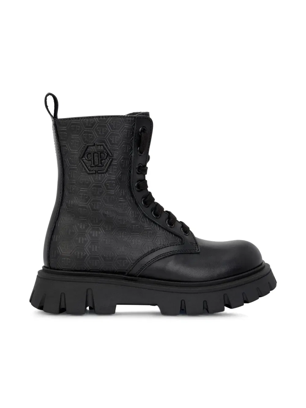 Ботинки в стиле милитари Philipp Plein Junior, черный