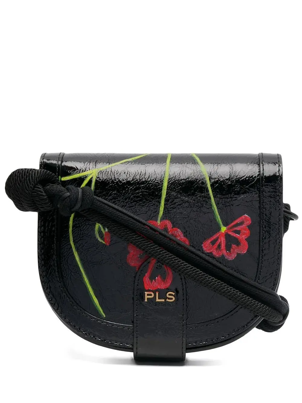 

Сумка-сэтчел с цветочным принтом Philosophy Di Lorenzo Serafini, черный